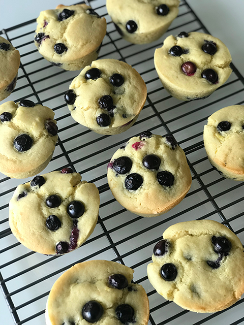 Gluten-Free Lemon Blueberry Muffins