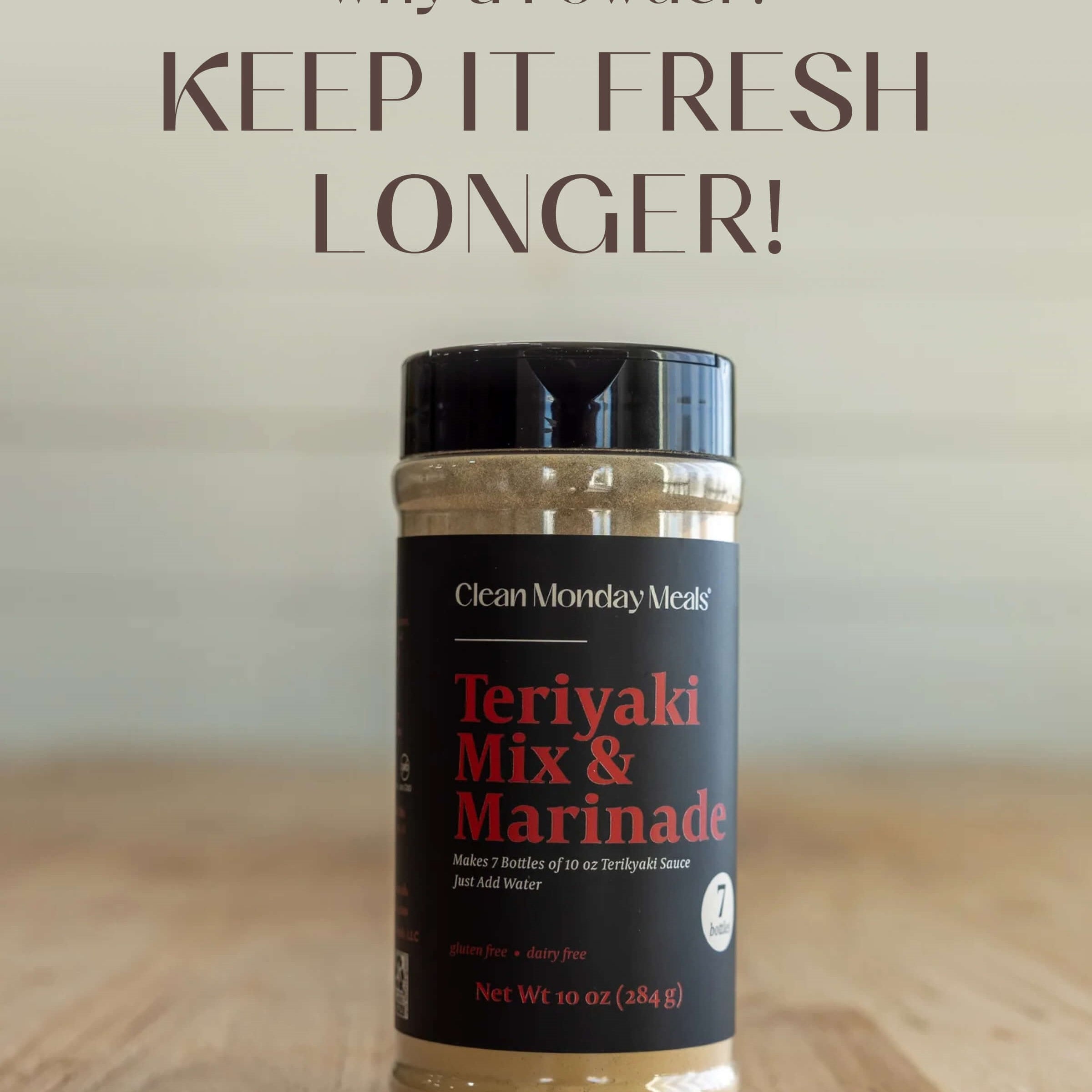 Say Goodbye to Half-Used Teriyaki Bottles