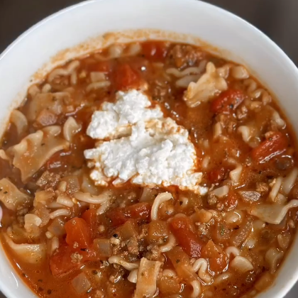 Gluten-Free Lasagna Soup