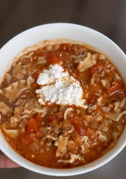 Gluten-Free Lasagna Soup