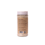 Jar of food mix with a label on a white background