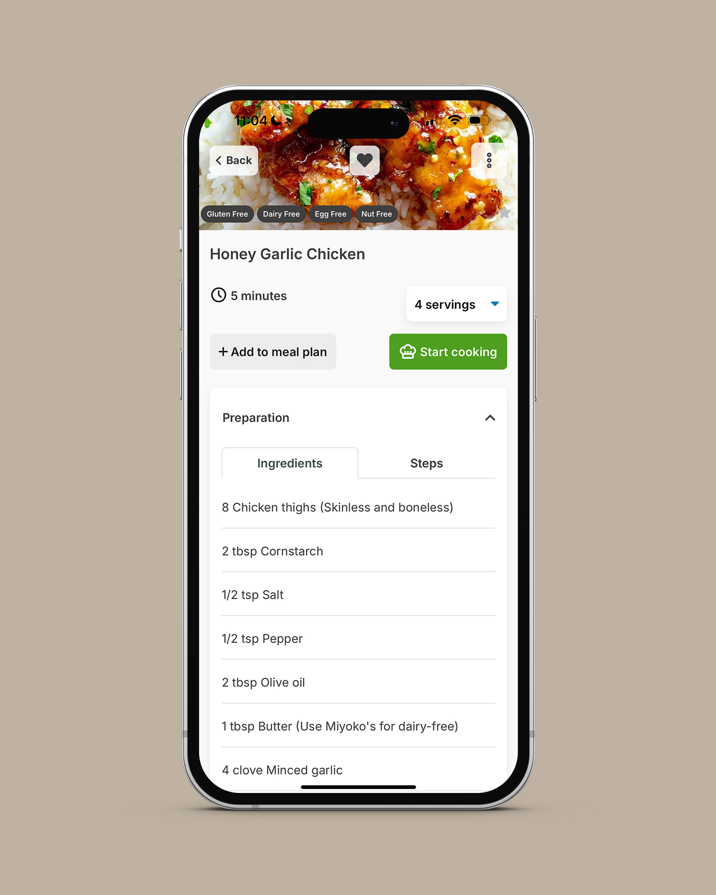 SimplyClean Recipe App