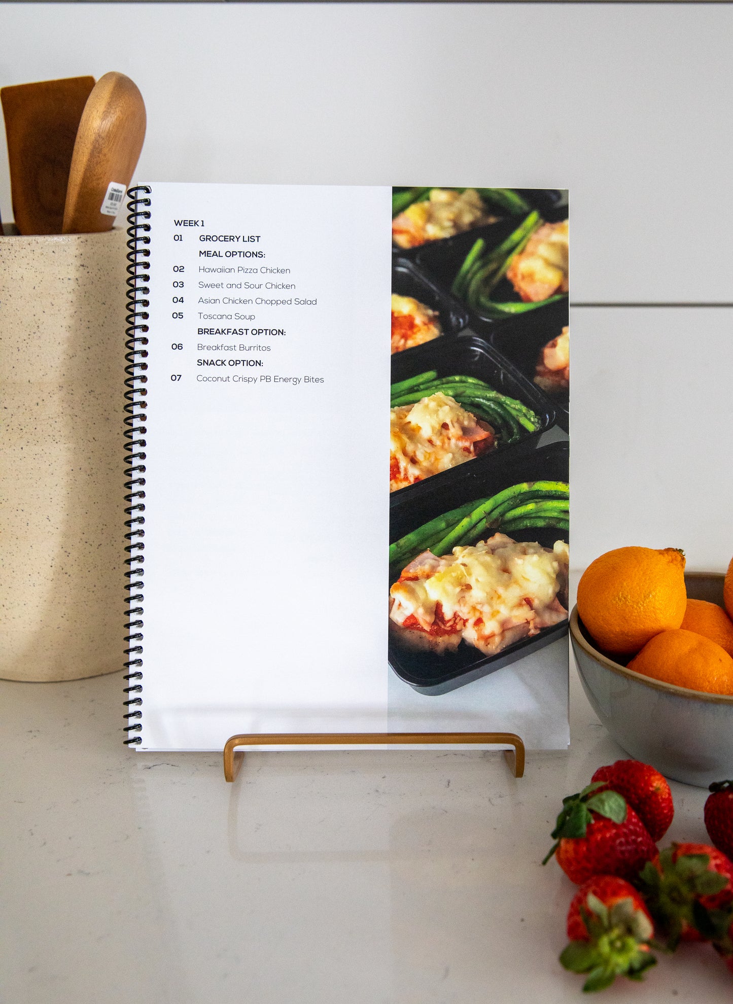 (Printed) Edition 3- with 4 Weeks of Meals Plans + Grocery Lists + New Seasoning Guide