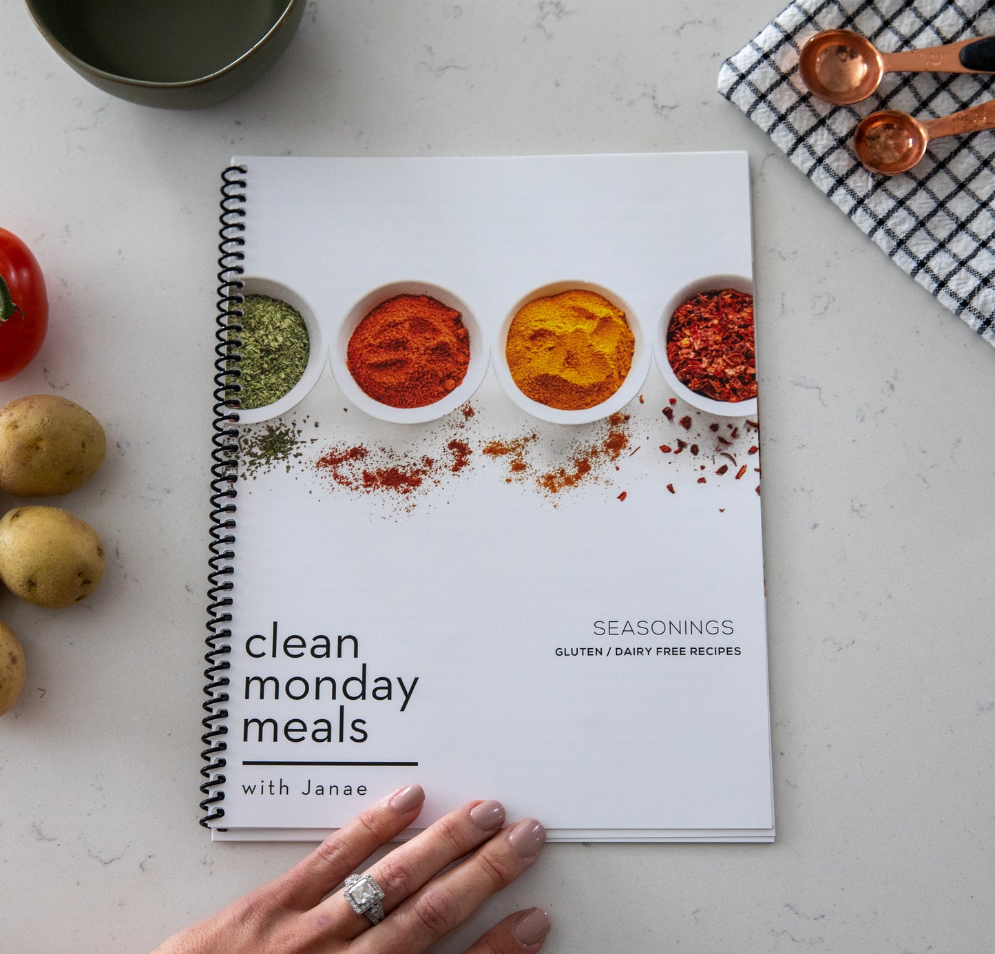 (Printed) Edition 5 Freezer Meals Cookbook + Seasoning Guide