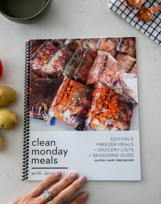 (Printed) Edition 5 Freezer Meals Cookbook + Seasoning Guide